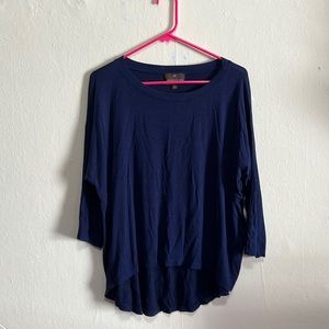 Blue Flowy Top